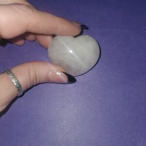Rose quartz palm stone